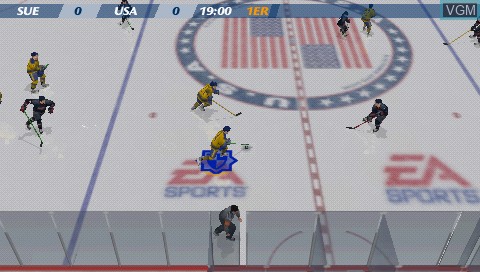 Image in-game du jeu NHL 07 sur Sony PSP