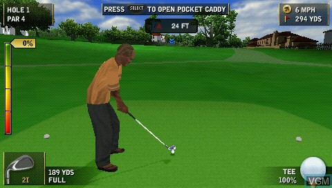 Image in-game du jeu Tiger Woods PGA Tour 07 sur Sony PSP