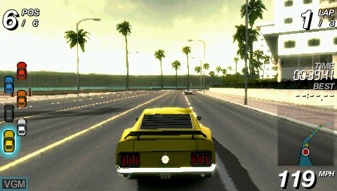 Image in-game du jeu Ford Bold Moves Street Racing sur Sony PSP