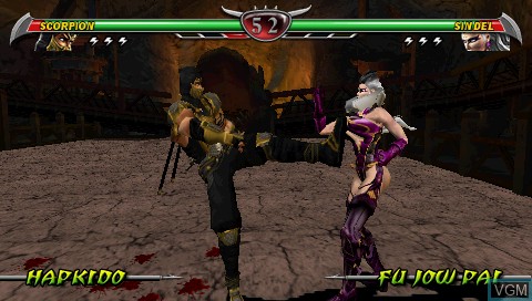 Image in-game du jeu Mortal Kombat - Unchained sur Sony PSP