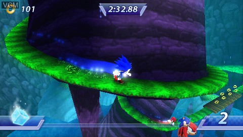 Image in-game du jeu Sonic Rivals sur Sony PSP