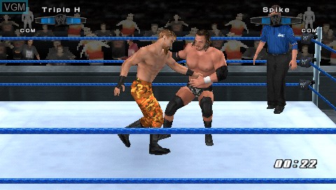 Image in-game du jeu WWE SmackDown vs. Raw 2006 sur Sony PSP