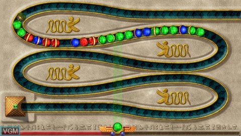 Image in-game du jeu Luxor - The Wrath of Set sur Sony PSP