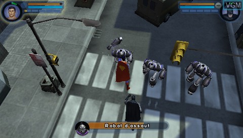 Image in-game du jeu Justice League Heroes sur Sony PSP