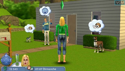 Image in-game du jeu Sims 2, The - Pets sur Sony PSP