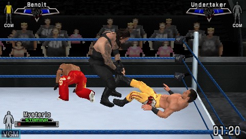 Image in-game du jeu WWE SmackDown vs. Raw 2007 sur Sony PSP
