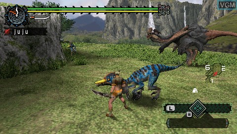 Image in-game du jeu Monster Hunter Freedom sur Sony PSP
