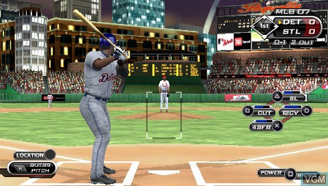 Image in-game du jeu MLB 07 - The Show sur Sony PSP