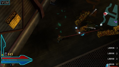 Image in-game du jeu Alien Syndrome sur Sony PSP