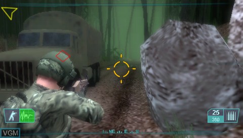 Image in-game du jeu Tom Clancy's Ghost Recon Advanced Warfighter 2 sur Sony PSP