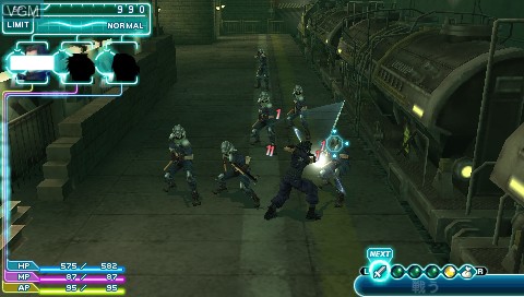 Image in-game du jeu Crisis Core - Final Fantasy VII sur Sony PSP