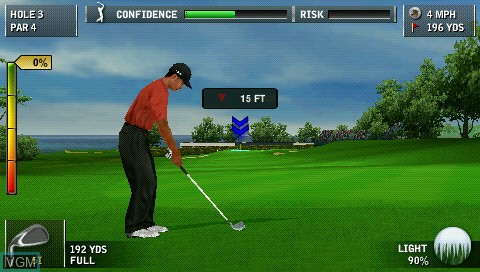 Image in-game du jeu Tiger Woods PGA Tour 08 sur Sony PSP