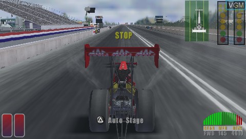 Image in-game du jeu NHRA - Countdown to the Championship 2007 sur Sony PSP