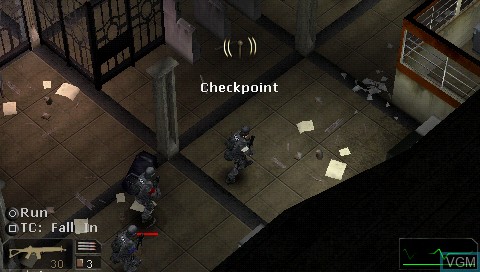 Image in-game du jeu SWAT - Target Liberty sur Sony PSP