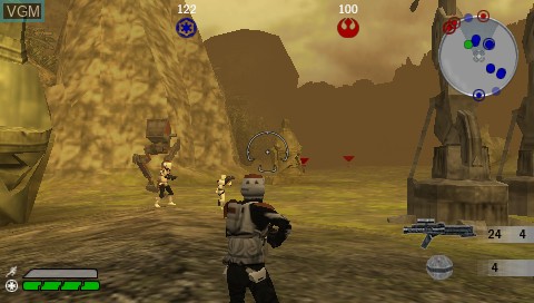 Image in-game du jeu Star Wars Battlefront - Renegade Squadron sur Sony PSP