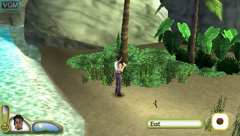 Image in-game du jeu Sims 2, The - Castaway sur Sony PSP
