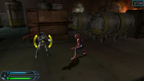 Image in-game du jeu Spider-Man 3 sur Sony PSP