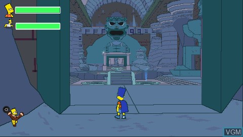 Image in-game du jeu Simpsons Game, The sur Sony PSP