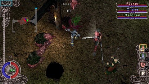 Image in-game du jeu Dungeon Explorer - Meiyaku no Tobira sur Sony PSP