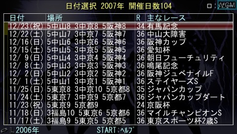 Keibatsuu Portable 2 - JRA Koushiki Data 23 Nenbun Shuuroku