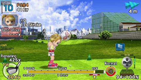 Image in-game du jeu Everybody's Golf 2 sur Sony PSP