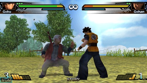 Image in-game du jeu Dragon Ball - Evolution sur Sony PSP