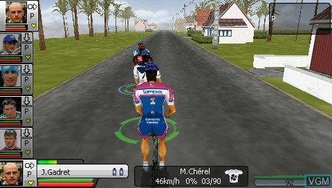 Image in-game du jeu Pro Cycling Season 2009 - Le Tour de France sur Sony PSP