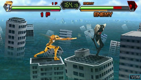 Image in-game du jeu Shinseiki Evangelion - Battle Orchestra Portable sur Sony PSP