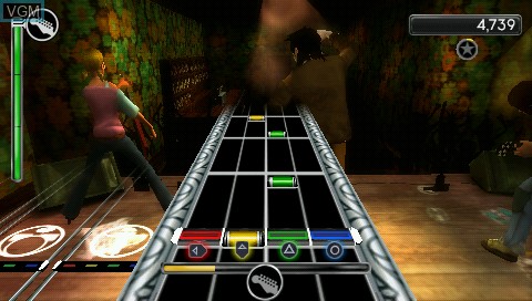 Image in-game du jeu Rock Band Unplugged sur Sony PSP