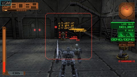 Image in-game du jeu Armored Core - Silent Line Portable sur Sony PSP
