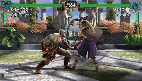 Image in-game du jeu SoulCalibur - Broken Destiny sur Sony PSP