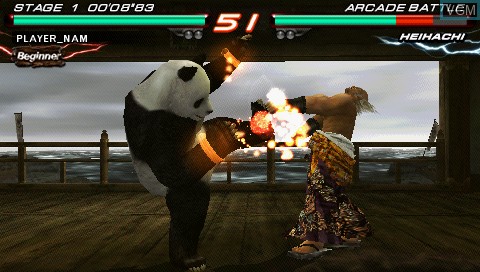 Image in-game du jeu Tekken 6 sur Sony PSP