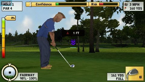 Image in-game du jeu Tiger Woods PGA Tour 10 sur Sony PSP