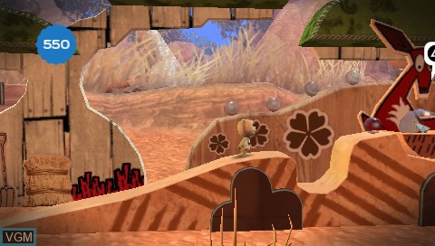Image in-game du jeu LittleBigPlanet sur Sony PSP