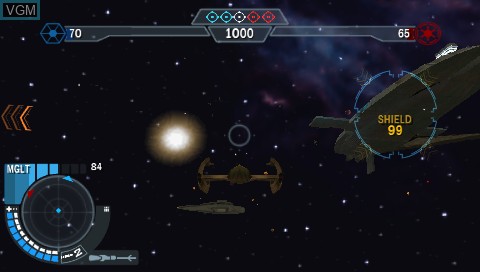 Image in-game du jeu Star Wars Battlefront - Elite Squadron sur Sony PSP