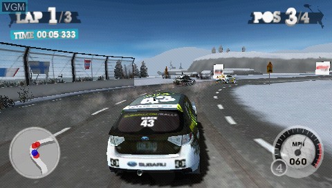 Image in-game du jeu Colin McRae - DiRT 2 sur Sony PSP