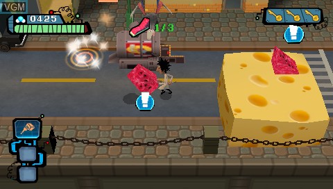 Image in-game du jeu Cloudy With a Chance of Meatballs sur Sony PSP