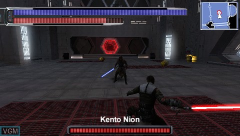 Image in-game du jeu Star Wars - The Force Unleashed sur Sony PSP