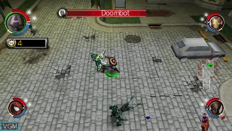 Image in-game du jeu Marvel - Ultimate Alliance 2 sur Sony PSP