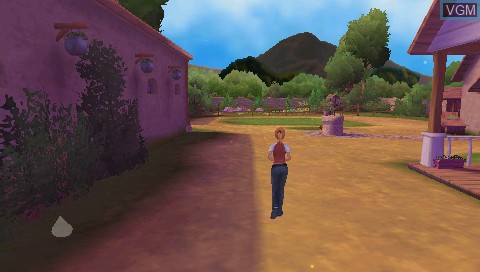 Image in-game du jeu Imagine Champion Rider sur Sony PSP