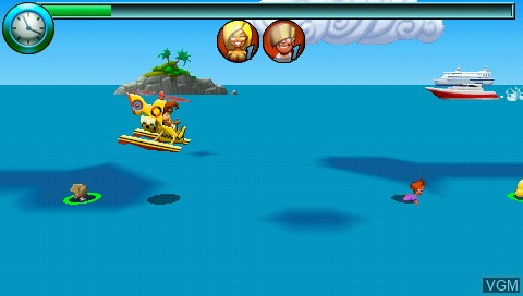Image in-game du jeu Beach Buzzin' Chopper sur Sony PSP