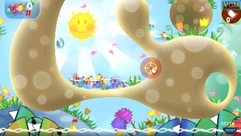 Image in-game du jeu Aqua Panic! sur Sony PSP