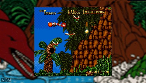 Image in-game du jeu Prehistoric Isle sur Sony PSP