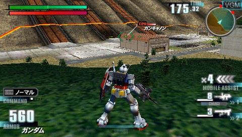 Image in-game du jeu Kidou Senshi Gundam - Gundam vs. Gundam NEXT PLUS sur Sony PSP