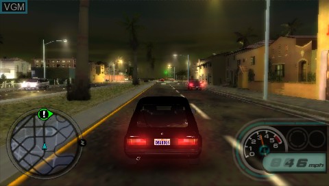 Image in-game du jeu Midnight Club - LA Remix sur Sony PSP