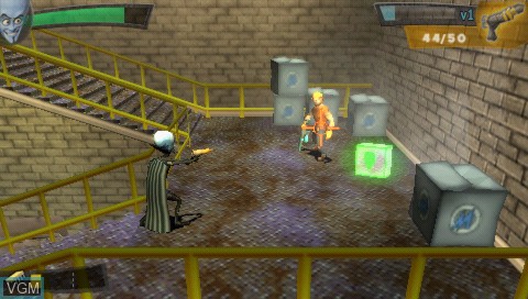 Image in-game du jeu Megamind - The Blue Defender sur Sony PSP
