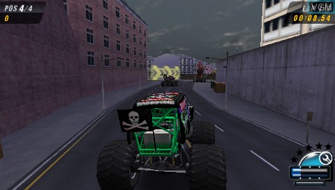 Image in-game du jeu Monster Jam - Urban Assault sur Sony PSP