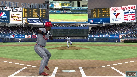Image in-game du jeu MLB 10 - The Show sur Sony PSP
