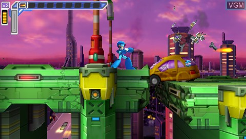 Image in-game du jeu Mega Man Maverick Hunter X sur Sony PSP