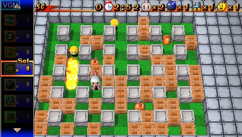 Image in-game du jeu Bomberman sur Sony PSP